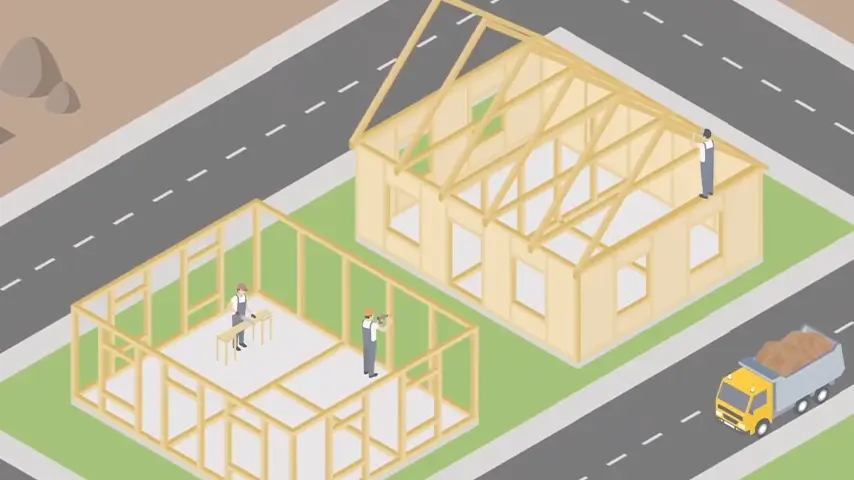 inşaat animasyon reklam videosu