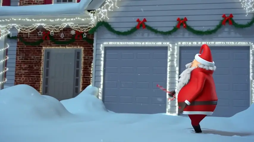 noel baba animasyonu