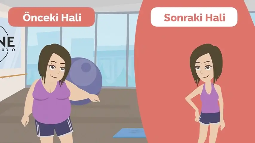 spor salonu animasyon reklam videosu